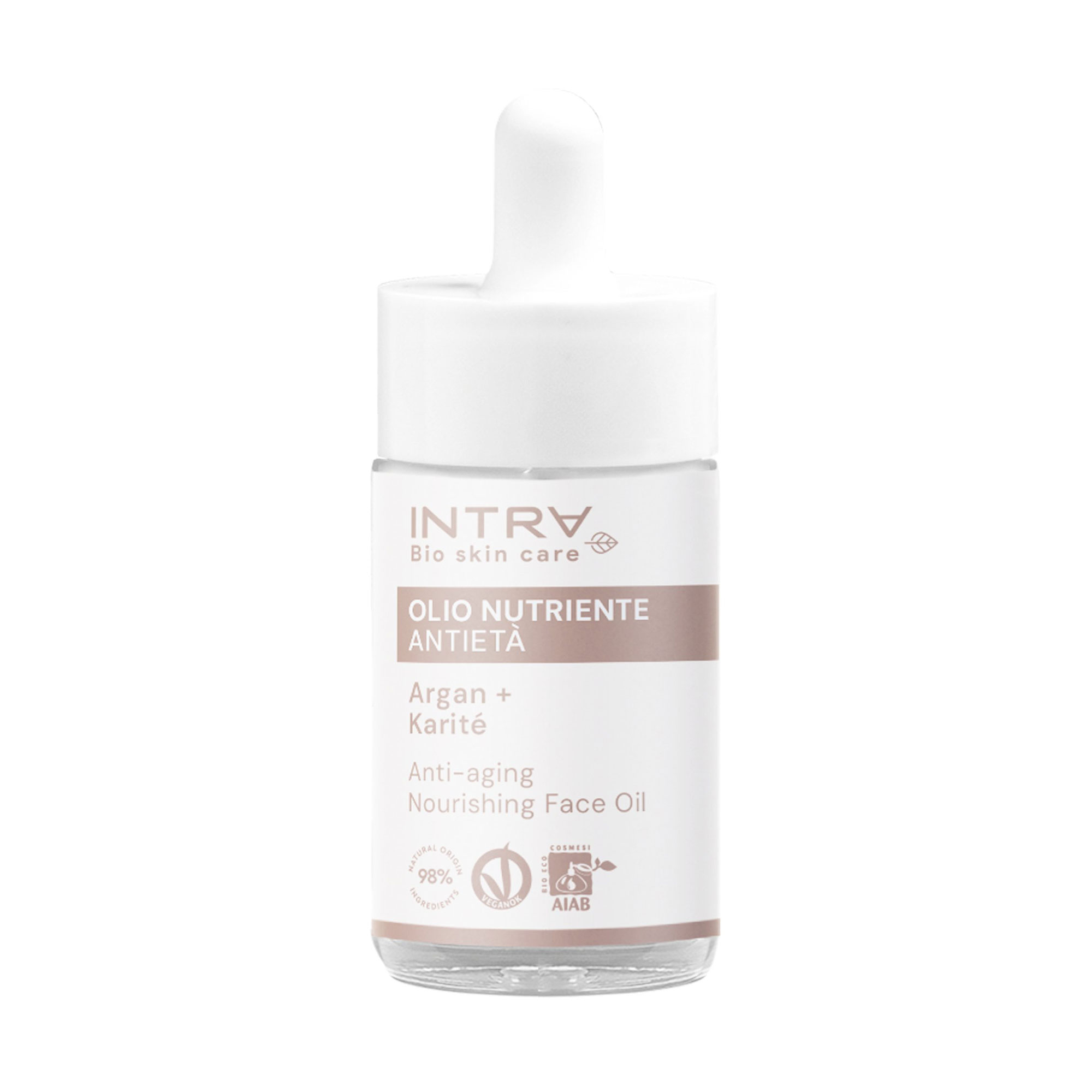 Олія Intra Argan Oil &amp; Shea Butter Живильна, для зрілої шкіри обличчя, 30 мл